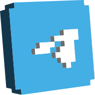 Telegram 3D icon