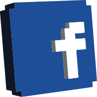 Facebook 3D icon